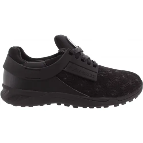 Schwarze synthetische Laufschuhe - Plein Sport - Modalova