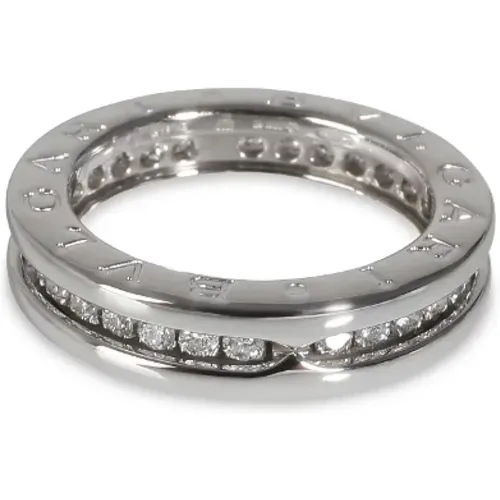 Pre-owned Jewellery, female, , Size: ONE SIZE Pre-owned White Gold rings - Bvlgari Vintage - Modalova