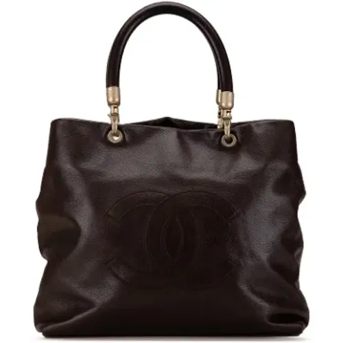 Pre-owned Tote Bags, female, , Size: ONE SIZE Pre-owned Leather totes - Chanel Vintage - Modalova