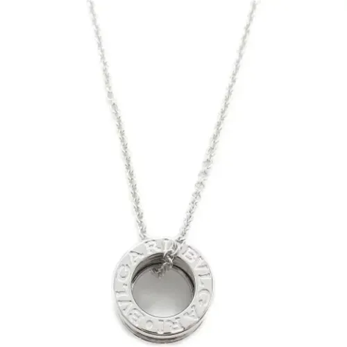 Pre-owned White Gold necklaces , female, Sizes: ONE SIZE - Bvlgari Vintage - Modalova