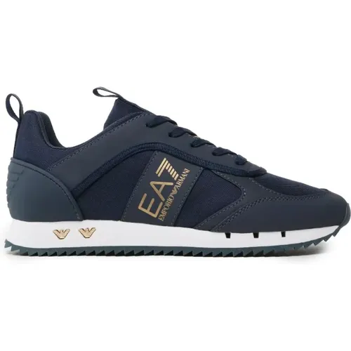 Sneakers with Breathable Fabric , male, Sizes: 10 UK, 10 2/3 UK - Emporio Armani EA7 - Modalova