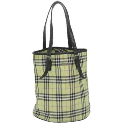 Pre-owned Tote Bags, female, , Size: ONE SIZE Pre-owned Nylon shoulder-bags - Burberry Vintage - Modalova