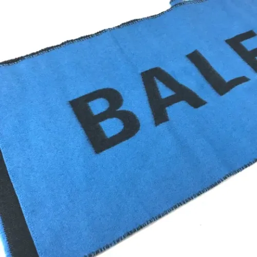 Pre-owned Scarves, male, , Size: ONE SIZE Pre-owned Wool scarves - Balenciaga Vintage - Modalova