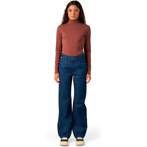 Damen Blaue Jeans , Damen, Größe: XS - Philippe Model - Modalova