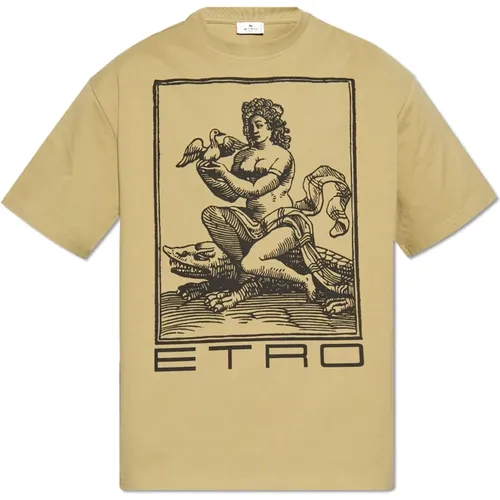 Printed T-shirt , male, Sizes: M - ETRO - Modalova