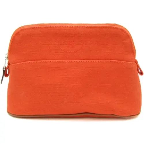 Pre-owned Cotton pouches , female, Sizes: ONE SIZE - Hermès Vintage - Modalova