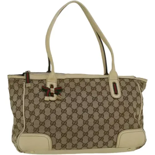 Pre-owned Canvas shoulder-bags , female, Sizes: ONE SIZE - Gucci Vintage - Modalova