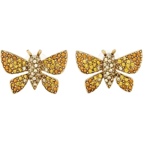 Pre-owned Jewellery, female, , Size: ONE SIZE Pre-owned Metal earrings - Oscar De La Renta Pre-owned - Modalova