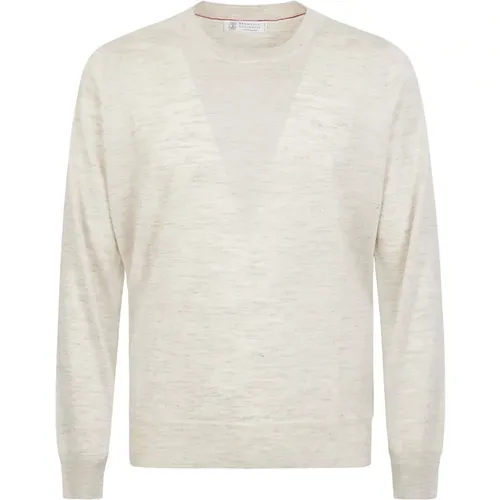Sweatshirts, male, , Size: L Luxury Sweater - BRUNELLO CUCINELLI - Modalova