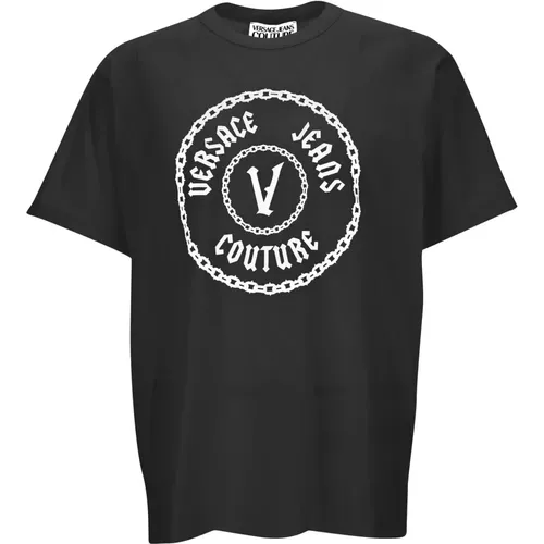 T-Shirts und Polos , Herren, Größe: 2XL - Versace Jeans Couture - Modalova