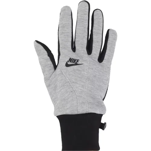 Tech Fleece Streetwear Handschuhe Dunkelgrau/Schwarz , Herren, Größe: XL - Nike - Modalova