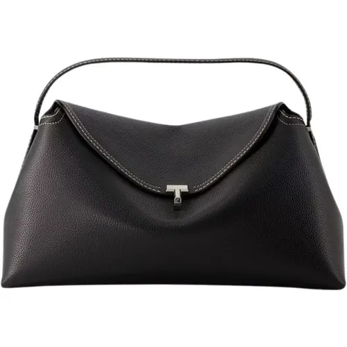 Leather Top Handle Bag , female, Sizes: ONE SIZE - TotêMe - Modalova