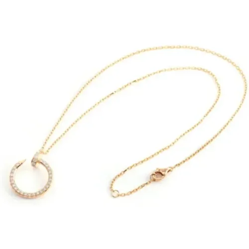 Pre-owned Jewellery, female, , Size: ONE SIZE Pre-owned Rose Gold necklaces - Cartier Vintage - Modalova