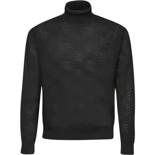 Turtlenecks, male, , Size: M Knitwear for Men Aw24 - Missoni - Modalova