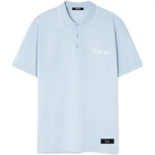 T-shirts and Polos , male, Sizes: M, L - Versace - Modalova