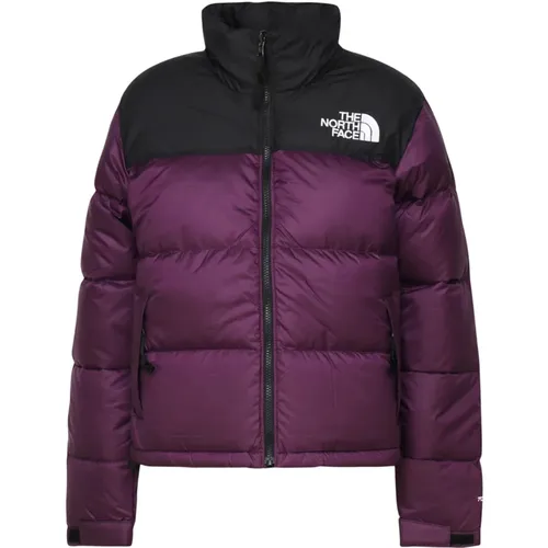 Winter Jackets, female, , Size: M Blackcurrant Goose Down Square Coat - The North Face - Modalova