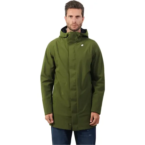 Vielseitige Herrenjacke Marlyn Grün , Herren, Größe: 2XL - K-way - Modalova