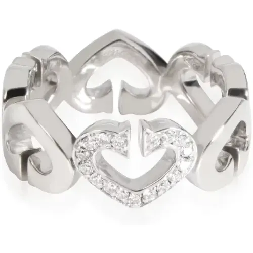 Pre-owned White Gold rings , female, Sizes: ONE SIZE - Cartier Vintage - Modalova