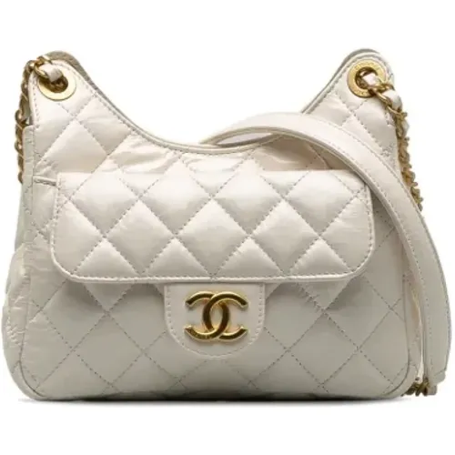 Pre-owned Cross Body Bags, female, , Size: ONE SIZE Pre-owned Leather shoulder-bags - Chanel Vintage - Modalova