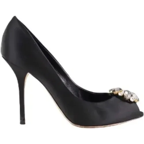 Pre-owned Fabric heels , female, Sizes: 8 UK - Dolce & Gabbana Pre-owned - Modalova