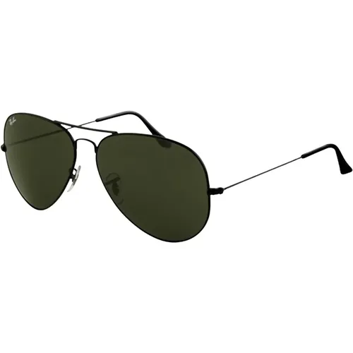 Sunglasses, male, , Size: 62 MM Aviator Large Metal II Sunglasses - Ray-Ban - Modalova