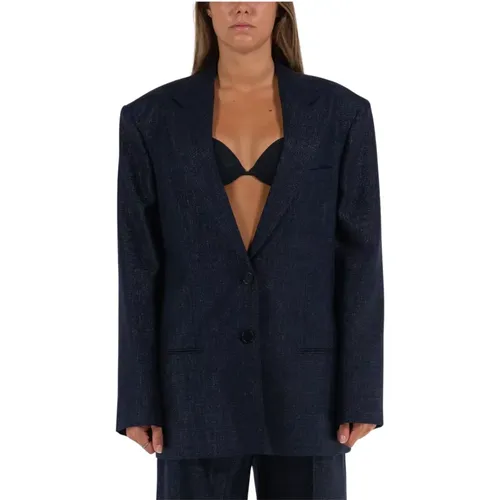 Single-breasted Jacket , female, Sizes: M, S, XS - Stella Mccartney - Modalova