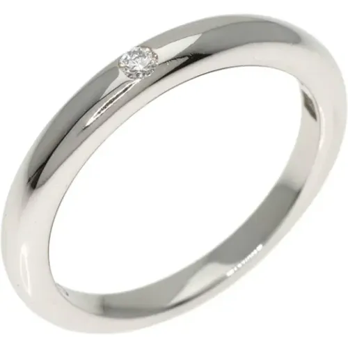 Pre-owned Platinum rings , female, Sizes: ONE SIZE - Bvlgari Vintage - Modalova