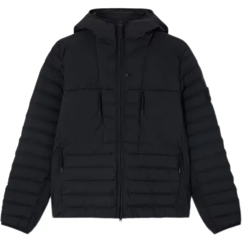 Winter Jackets, male, , Size: 2XL Padded Hooded Coat - Stone Island - Modalova