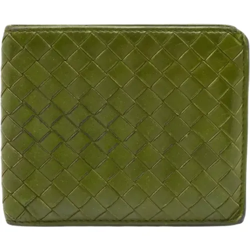 Pre-owned Wallets, male, , Size: ONE SIZE Pre-owned Leather wallets - Bottega Veneta Vintage - Modalova