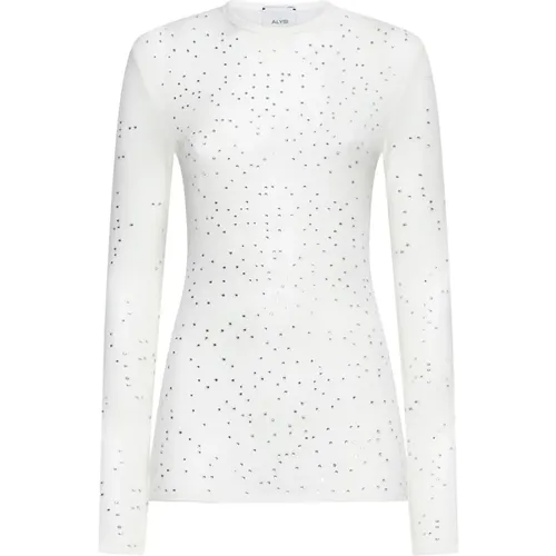 Stylish Sweaters with Applications , female, Sizes: XS, 2XS, M, S - Alysi - Modalova