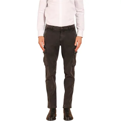 Slim Fit Cargo Hose Chile Modell , Herren, Größe: S - Mason's - Modalova