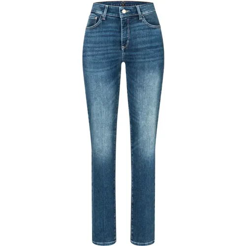 Authentische Slim-Fit Jeans , Damen, Größe: M L30 - MAC - Modalova