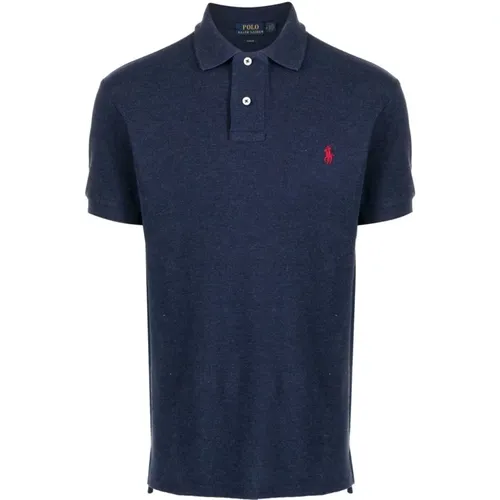 Polo T-Shirts und Polos Blau , Herren, Größe: XL - Ralph Lauren - Modalova