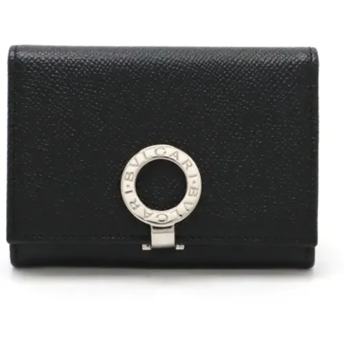 Pre-owned Wallets, female, , Size: ONE SIZE Pre-owned Leather wallets - Bvlgari Vintage - Modalova