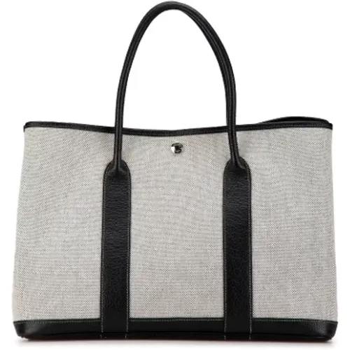 Pre-owned Tote Bags, female, , Size: ONE SIZE Pre-owned Canvas handbags - Hermès Vintage - Modalova