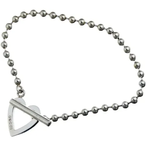 Pre-owned Jewellery, female, , Size: ONE SIZE Pre-owned Silver bracelets - Gucci Vintage - Modalova