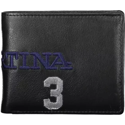 Wallets & Cardholders, male, , Size: ONE SIZE Elegant Leather Wallet with Two Compartments - LA MARTINA - Modalova