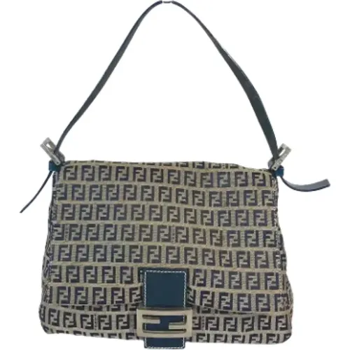 Pre-owned Shoulder Bags, female, , Size: ONE SIZE Pre-owned Canvas fendi-bags - Fendi Vintage - Modalova