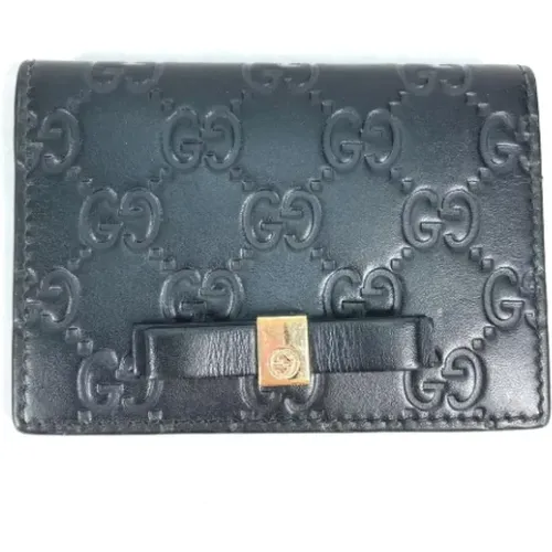 Pre-owned Leather wallets , female, Sizes: ONE SIZE - Gucci Vintage - Modalova