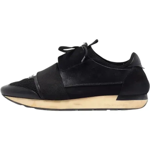 Pre-owned Sneakers, male, , Size: 9 US Pre-owned Leather sneakers - Balenciaga Vintage - Modalova