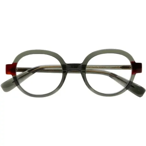 Covett Round Acetate Glasses , unisex, Sizes: ONE SIZE - Kaleos - Modalova