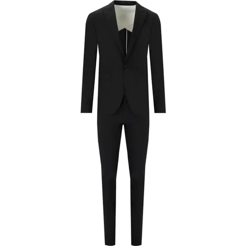 Single Breasted Suits, male, , Size: S Tokyo Suit, Slim Fit, Stretch Wool - Dsquared2 - Modalova