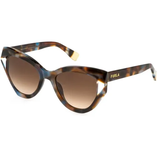Sunglasses, female, , Size: 54 MM Modern Woman Sunglasses in Color 09Uv - Furla - Modalova