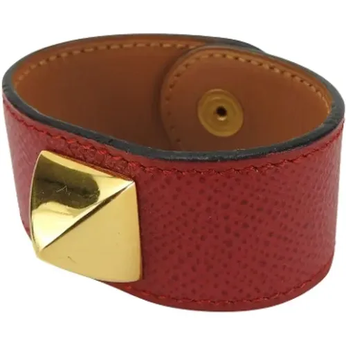 Pre-owned Jewellery, female, , Size: ONE SIZE Pre-owned Leather bracelets - Hermès Vintage - Modalova