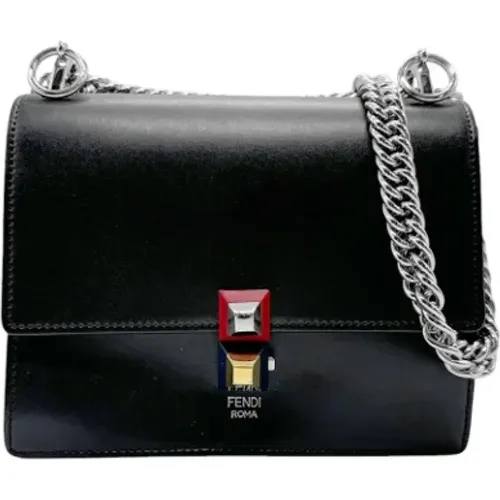 Pre-owned Cross Body Bags, female, , Size: ONE SIZE Pre-owned Leather shoulder-bags - Fendi Vintage - Modalova