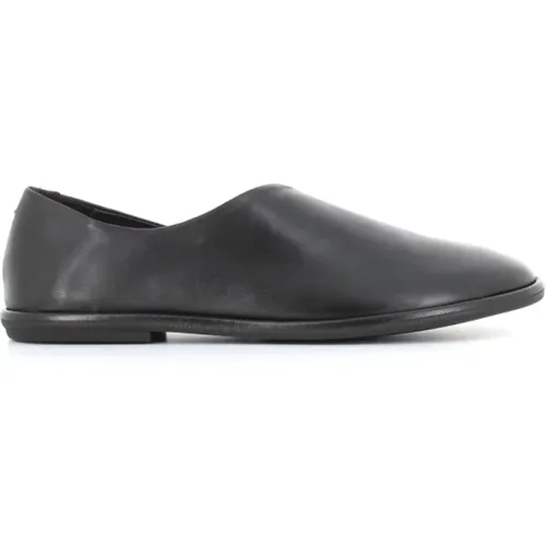 Leather Slipper with Round Toe and Rubber Sole , female, Sizes: 4 1/2 UK, 4 UK - Officine Creative - Modalova