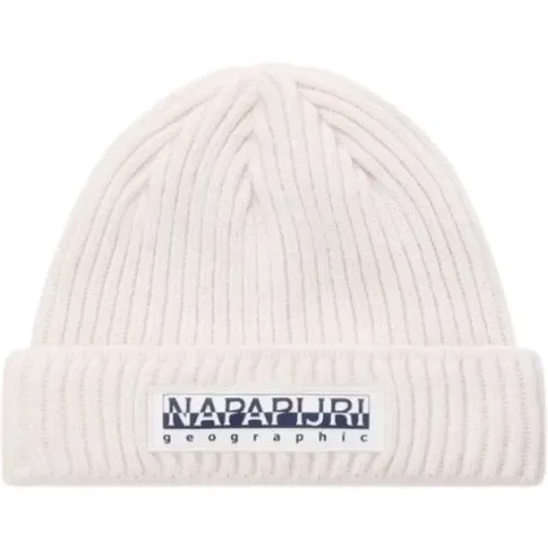 Beanies, male, , Size: ONE SIZE Men's F-Vispa Beanie Hat - Napapijri - Modalova