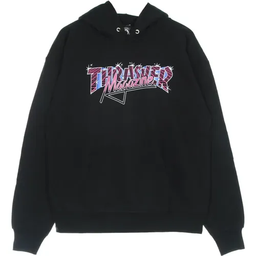 Logo Hoodie with Kangaroo Pocket , male, Sizes: XL, S, L - Thrasher - Modalova