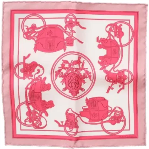 Pre-owned Scarves, female, , Size: ONE SIZE Pre-owned Silk scarves - Hermès Vintage - Modalova