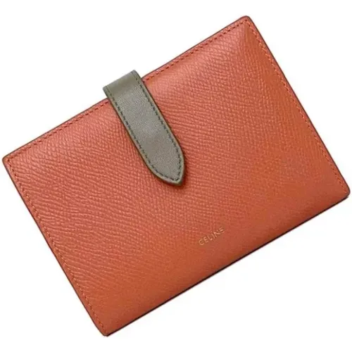 Pre-owned Wallets, female, , Size: ONE SIZE Pre-owned Leather wallets - Celine Vintage - Modalova